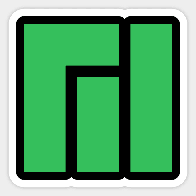 Manjaro Linux Distro Sticker by cryptogeek